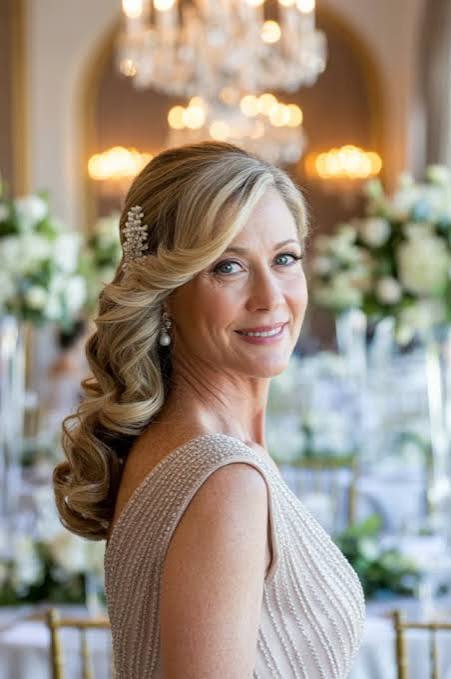 20+ Elegant Half-Up Hairstyles for Mothers of the Bride
