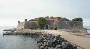 Fort Hammenhiel Dutch fort on coral island in lagoon