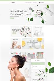 Simpleaf Organic Cosmetics Store Shopify Theme A Responsive Theme With Customizable Options To Create A Beauti Cosmetic Store Organic Cosmetics Cosmetic Web
