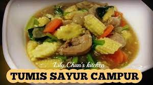 Resep Tumis Sayur Campur Ala Lc Oleh Lily Chan S Kitchen Recipe Tumis Resep Makanan Resep Tumis