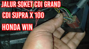 Cara pasang kabel soket cdi rx king. Jalur Soket Cdi Grand Supra X 100 Honda Win Youtube