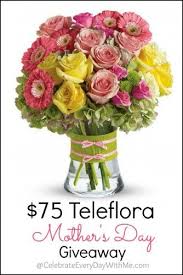 Or use the new 20% off flowers coupon that is available on all the from you flowers' bouquets and baskets. Teleflora 75 Mother S Day Giveaway Teleflora Discount Code For Readers Celebrate Every Day With Me Flower Delivery Birthday Flowers Flower Meanings