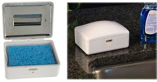 Avail yourself of bedbathandbeyond.com sink caddies for the ultimate in convenient and sanitary kitchen organization. Disinfect Your Kitchen Sponge With Uv Light The Gadgeteer