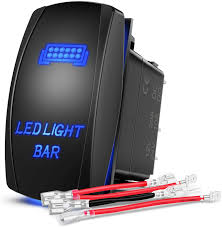 How to wire multiple rocker switches together using diodes (flash all your lights at once). Amazon Com Nilight 90001b Led Light Bar Rocker Switch 5pin Laser On Off Led Light 20a 12v 10a 24v Switch Jumper Wires Set For Jeep Boat Trucks 2 Years Warranty Automotive