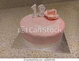 Scroll these kids birthday cakes and cupcakes i to find the perfect recipe. 18th Birthday Cake Pink Birthday Cake With The Number 18 Canstock