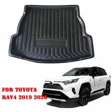 29% off 2pcs chrome front grill grille decorative cover trim strips for toyota rav4 2019 0 review cod. For Toyota Rav4 2019 2020 Car Cargo Liner Boot Tray Rear Trunk Luggage Floor Mat Aliexpress