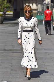 #amandaholden tweeted a third, while another said: Amanda Holden Continues Her Fashion Parade In 1 450 Silk Polka Dot Dress Readsector