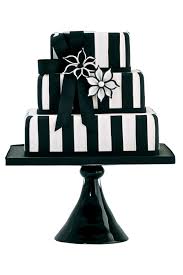 Black And White Striped Ribbon Uk Stripe Ribbon And Petal Cake Cakes By Krishanthi Rs 48 900 Cakesbykrishanthi Co Uk Black And White Wedding Cake White Wedding Cakes London Cake