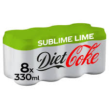 Diet Coke Sublime Lime 8 X 330ml Can Morrisons