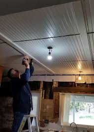 i'm loving my new beadboard ceiling!!!