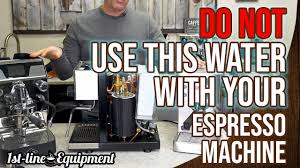 Some other models still use standard water tanks but they also have an option to attach a plumbed line with a just little bit of effort on your part. Do Not Use This Water With Espresso Machines Unless You Want To Overheat It Youtube