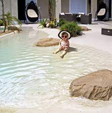 32 Awesome Natural Small Pools Design Ideas Best For Private Backyard Small Pool Design Beach Entry Pool Small Backyard Pools