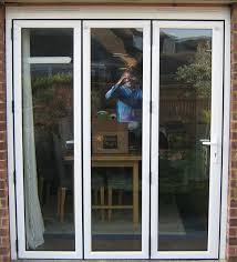 Bifold doors come in elegant designs for models with frosted glass panels are available with a variety of style designs. 2390 X 2090 White Upvc Bi Fold Door Bifold Doors Onto Patio Bifold Doors Bifold Patio Doors