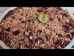 How To Make Jamaican Rice Peas Caribbean Rice Peas Youtube Rice And Peas Caribbean Rice Jamaican Rice