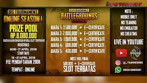 Pubg's contraband coupons are needed to purchase new cosmetics released in the new season 12 event. Turnamen Pubg Mobile Big Tournament Season 1