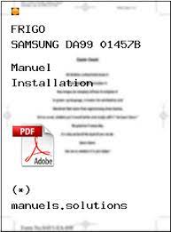 Problème de froid frigo samsung rsa1dtpe. Http Www Manuels Solutions Table Php Search Frigo 20samsung 20da99 2001457b