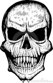 Scary Skull Drawings Skulls Drawing Scary Drawings Demon Drawings