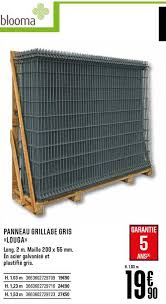 Clip de fixation 2 trous diametre 5. Panneau Cloture Rigide Brico Depot