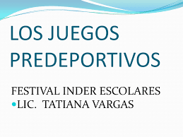 Maybe you would like to learn more about one of these? Los Juegos Predeportivos