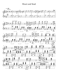 Learn how to play heart and soul by hoagy carmichael & frank loesser on the piano! Heart And Soul Sheet Music For Piano Solo Musescore Com