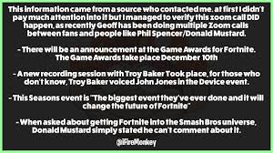 Including the surf strider outfit, the wavecrest pickaxe, and the sky sail glider! Ifiremonkey On Twitter Fortnite Intel Live Events More In A Recent Zoom Call With Geoff Keighley And Donald Mustard A Few Hints Had Been Revealed About The Future Of Fortnite