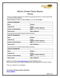 Fimark's complete family reunion planner software. Family Reunion Survey Ideas Fill Out And Sign Printable Pdf Template Signnow