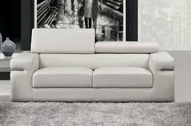 Plus de 800 modèles disponibles. Canape Canape 2 Places En Cuir Italien Alonso Blanc Mobilier Prive