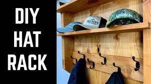 How To Build A Hat Rack Coat Rack Youtube