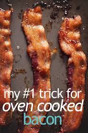 Perfectly Cooked Crispy Bacon In The Oven This Oven Bacon Recipe Shows Steps To Use A Foil Lined Baking Sheet Baked Bacon Bacon In The Oven Oven Cooked Bacon