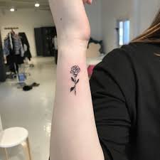 Mini Flower Rose Wrist Tattoo Wristtattoos Rose Tattoos On Wrist Side Wrist Tattoos Wrist Tattoos For Guys
