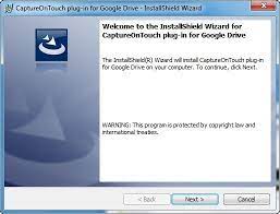 Download installshield and add a practical installation assistant to your programs. Captureontouch Plug In For Google Drive 2 1 Download