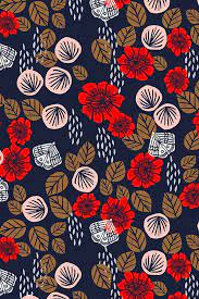 Flowers and seeds, drops and keys. Colorful Fabrics Digitally Printed By Spoonflower Butterfly Garden Cardinal Red Pale Pink Imperial Blue Wood Brown White By Andrea Lauren Flower Pattern Design Prints Flower Pattern Design Pattern Wallpaper