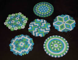 Bugelperlen Ironing Beads Perler Beads Designs Hama Beads Coasters Perler Bead Patterns