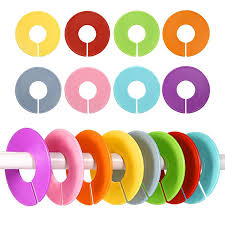 Over 38,500 products in stock. 24 Pieces 8 Colors Plastic Clothing Rack Size Dividers Round Hangers Closet Dividers Garment Tags Size Marking Ring Buy At The Price Of 9 09 In Aliexpress Com Imall Com