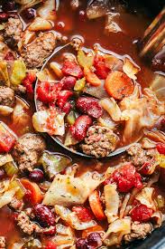 Beef And Cabbage Soup Is So Hearty And Filled With Beef And Tons Of Amazing And Tender Veggie Best Cabbage Recipe Cabbage Soup Recipes Cabbage Soup Diet Recipe