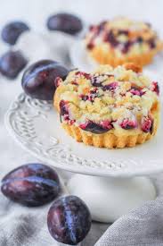 Pflaumenkuchen Mit Streuseln Rezept Kleine Kuchen Ganz Gross Im Geschmack Herzelieb