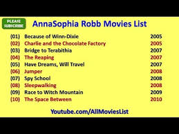 Watch online free annasophia robb movies | putlocker on putlocker 2019 new site in hd without downloading or registration. Annasophia Robb Movies List Youtube