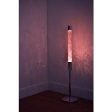 Ideal for dorm rooms and contemporary dens alike, this versatile lamp is sure to shine in any setting. Homezone Tall Glitter Lava Lamp Pipe For Living Room Warm White Decorative Tubular Floor Lamp Bedroom Novelty Mood Lighting Night Light Modern Indoor Silver Home Lighting Living Room