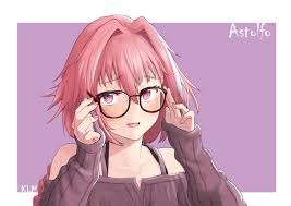 Additionally, his pupils are like that of a cat, with slits. 919635 Pink Hair Fate Series Fgo Astolfo Fate Apocrypha Anime Hair In Face Simple Background Long Hair Touching Glasses Rider Of Black Fate Apocrypha Bare Shoulders Anime Boys Fate Apocrypha Fan Art Femboy Multi Colored Hair