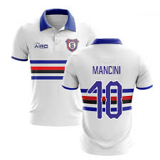 Mancini was a wonderful leader on the field for sampdoria and lazio but walked out on italy when he was not guaranteed a place in the team for the 1994 world cup. 2020 2021 Sampdoria Away Concept Football Shirt Mancini 10