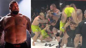 Video: Eddie Hall Tosses Opponent In The Air Before Scoring KO Win In  Bizarre 2v1 Fight, Calls Out Fellow Strongman Mariusz Pudzianowski