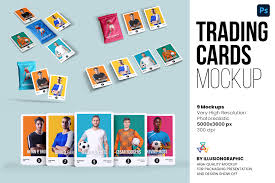 Once your trading card design is complete, hit that publish button. Trading Cards Mockup 9 Views Design Cuts