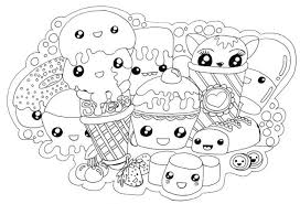 Disegni Kawaii Disegni Cibo Con Faccine Schizzi Da Colorare Caramelle E Gelat Pagine Da Colorare Disney Disegni Kawaii Libri Da Colorare