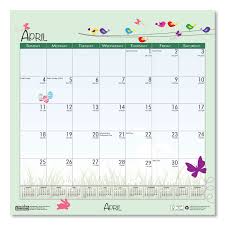 100 Recycled Seasonal Wall Calendar 12 X 12 2021 Inkytoners