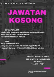 Tahun 2019 ni masih lg ke orang sabah &srwak xboleh kerja di singapore. Mudah Jawatan Kosong Di Selangor