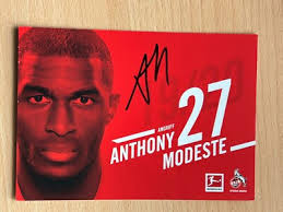 Anthony Modeste 1. FC Köln Autogrammkarte original signiert #S11427