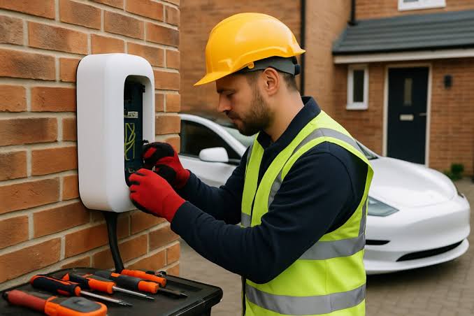 EV charging point installer in Crayford