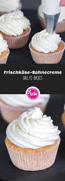 Frischkase Sahnecreme Grundrezept Fur Cupcakes Oder Tortenfullungen Sahnecreme Cupcakes Creme Fur Torten