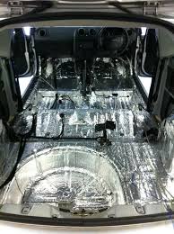 Fully Soundproofed Floor In Fiesta Zectec S Using Skinz Sound Proofing Car Audio Installation