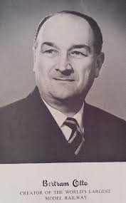 At the time the biggest model railway in the world at Beaulieu. C.1970s.